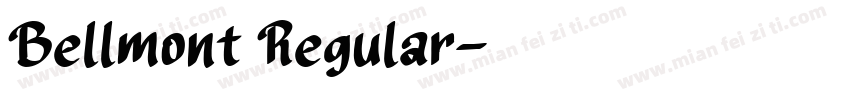 Bellmont Regular字体转换